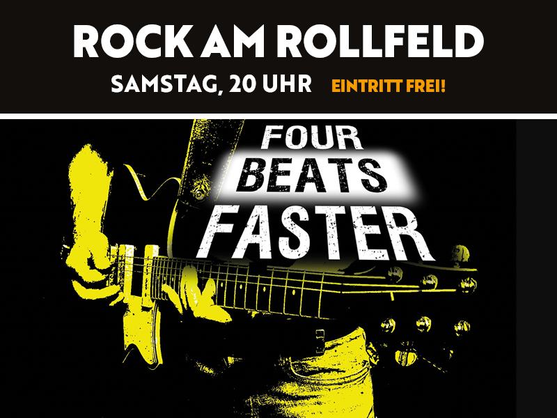 Flyer des Events Rock am Rollfeld