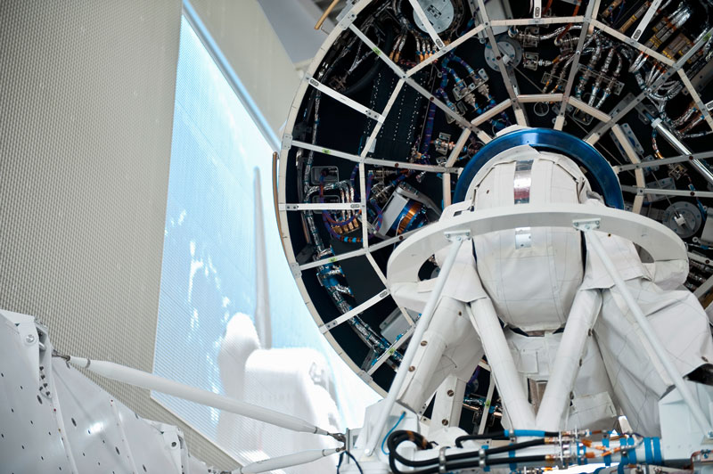 Satellit der Raumfahrtausstellung im Raumfahrtmuseum